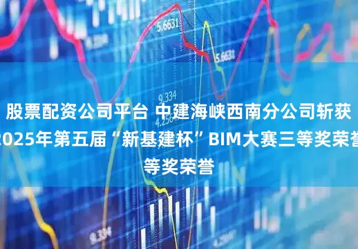 股票配资公司平台 中建海峡西南分公司斩获2025年第五届“新基建杯”BIM大赛三等奖荣誉